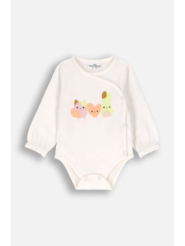 Бебешко боди Coccodrillo PASTELOVE GIRL NEWBORN