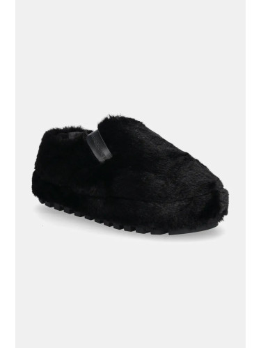 Пантофи Calvin Klein Jeans HOME ANKE SLIPPER WN FUR в черно YW0YW01596