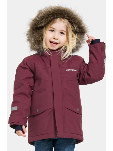 Didriksons BJÄRVEN KIDS PARKA в бордо 505470