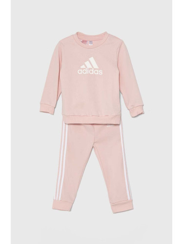 Детски анцуг adidas I BOSog FT в розово IZ4982