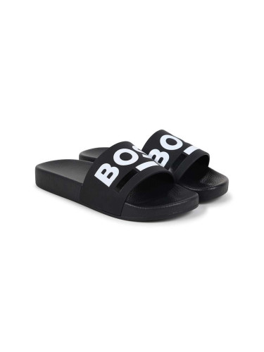 Детски чехли BOSS Aqua Slides в черно J51320