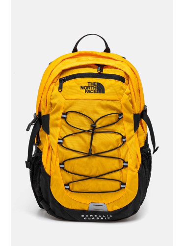 Раница The North Face Borealis Classic в жълто голям размер с десен NF00CF9C4WP1