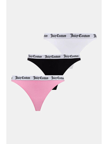 Бикини тип бразилиана Juicy Couture DANA THONG PK (3 броя) JCLTH224571