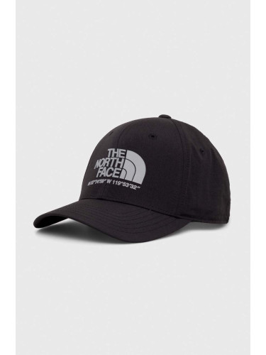 Шапка с козирка The North Face 66 Tech Hat в черно с принт NF0A7WHC23A1