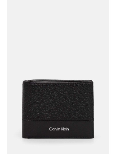 Кожен портфейл Calvin Klein мъжки в черно K50K512269