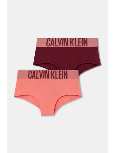 Детски бикини Calvin Klein Underwear (2 броя) в бордо G80G800702