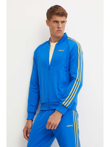 Суичър adidas Originals в синьо с апликация IW3235