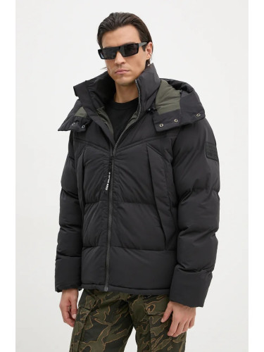 Яке G-Star в черно зимен модел с уголемена кройка D25345-D518