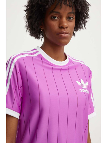 Тениска adidas Originals в лилаво IY7225