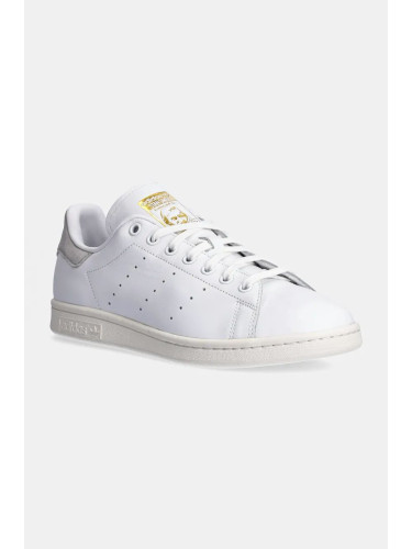 Кожени маратонки adidas Originals Stan Smith в бяло IH2140