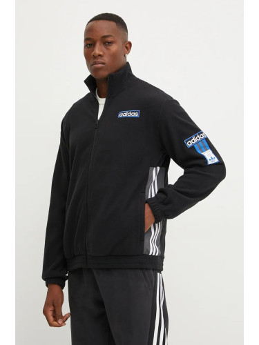 Суичър adidas Originals Puffer Adibreak Tracktop в черно с апликация IY4847