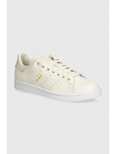 Кожени маратонки adidas Originals Stan Smith в бежово IF6996