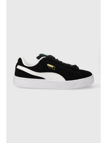 Кожени маратонки Puma Suede XL в черно 395205 396402