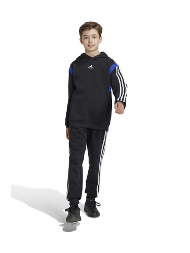 Детски спортен панталон adidas B PT CB в черно с десен JE0322