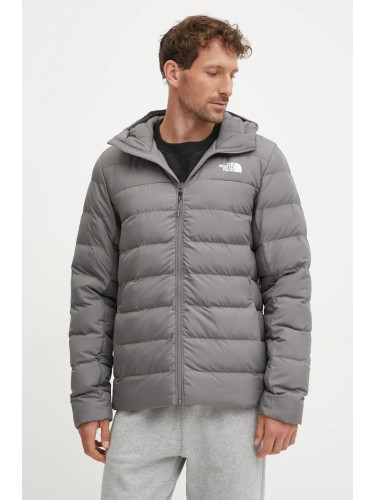 Яке The North Face Aconcagua 3 в сиво зимен модел NF0A84I10UZ1