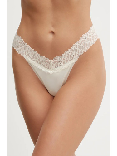 Бикини Calvin Klein Underwear в бежово 000QF7838E