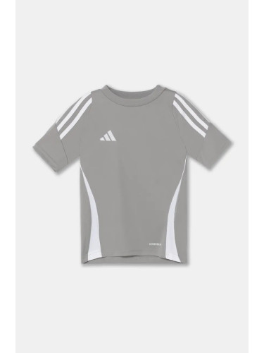 Детска тениска adidas Performance TIRO24SYY в сиво с апликация IS1031