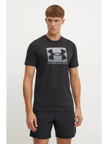 Тениска Under Armour BOXED SPORTS UPDATED в черно с принт 1386793