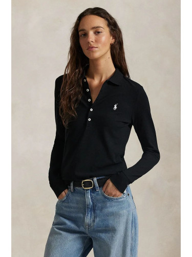 Блуза с дълги ръкави Polo Ralph Lauren в черно 211958949