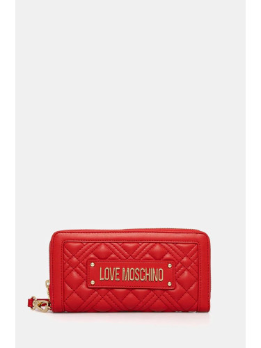 Портмоне Love Moschino дамски в червено JC5633PP0L