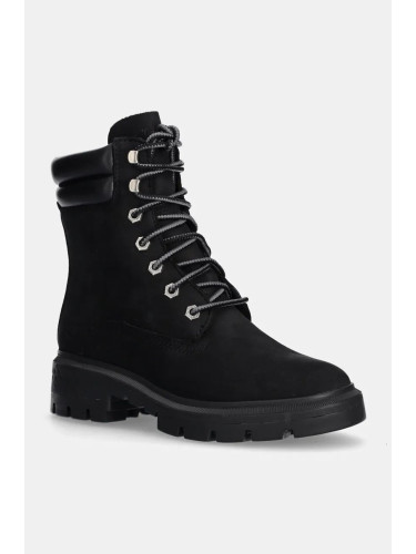 Кубинки Timberland Cortina Valley в черно с платформа TB1A5NBY0151