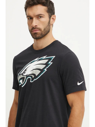 Памучна тениска Nike Philadelphia Eagles в черно с принт N199-00A-86-CLH