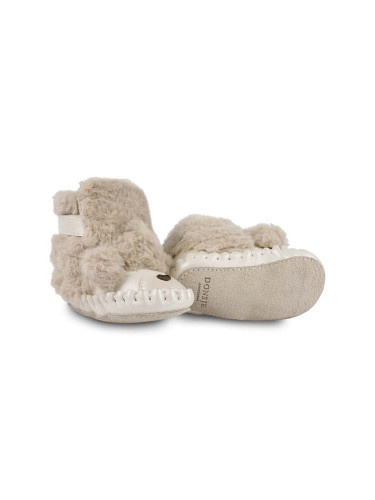 Бебешки обувки Donsje Kapi Exclusive Booties Poodle в бежово 1028121