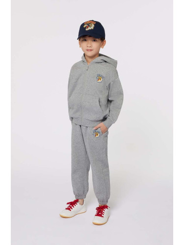 Детски спортен комплект Kenzo Kids в сиво K60727