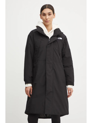 Яке The North Face Padded Long Length Parka в черно зимен модел NF0A89H0JK31