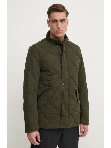 Яке Barbour Winter Chelsea Quilted Jacket в кафяво преходен модел MQU1686