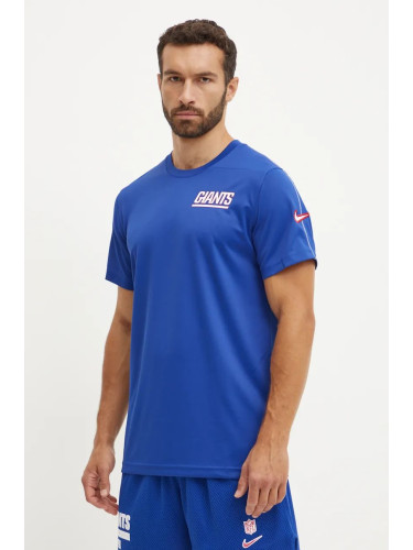 Тениска за трениране Nike New York Giants в синьо с принт 02ES-155N-8I-K0Z