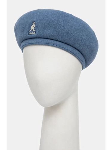 Вълнена барета Kangol WOOL JAX в синьо от вълна K3107ST.DB433