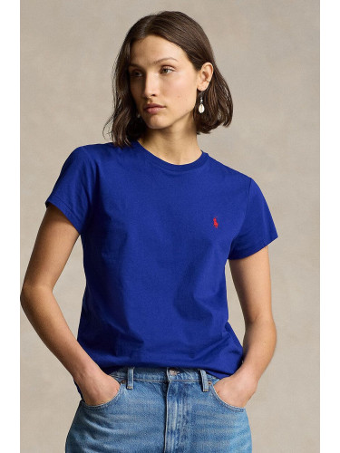 Памучна тениска Polo Ralph Lauren в тюркоазено 211898698