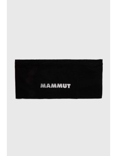 Кръгъл шал Mammut Tree Wool в черно