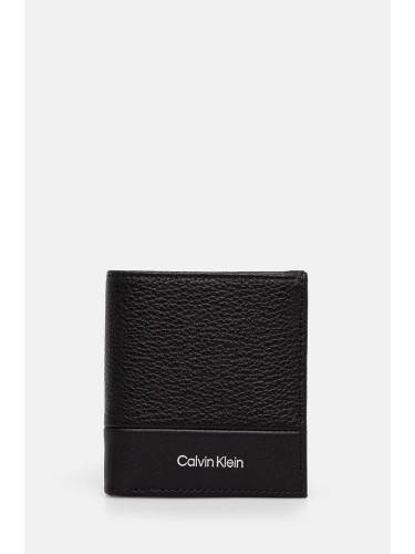 Кожен портфейл Calvin Klein мъжки в черно K50K512502