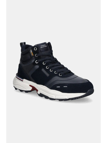 Маратонки Tommy Hilfiger M RUNNER CORDURA HI LTH MIX в тъмносиньо FM0FM05222