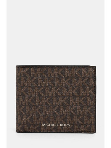 Портмоне Michael Kors мъжки в кафяво