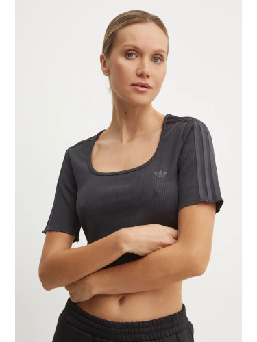 Тениска adidas Originals Femme Galore Baby Tee в черно JN3013