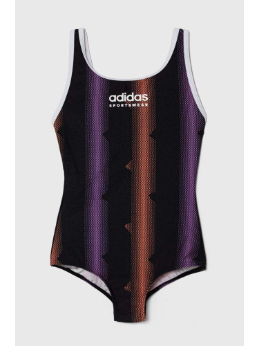 Детски цял бански adidas Performance TIRO SUIT GIRLS в черно IS5467