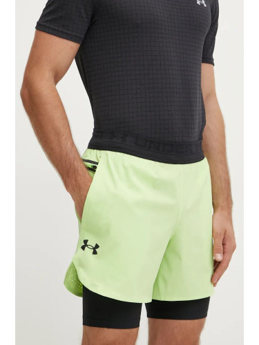 Къс панталон за трениране Under Armour Vanish Elite в зелено 1378604