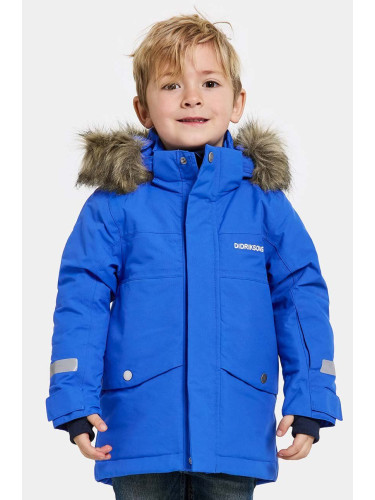 Didriksons BJÄRVEN KIDS PARKA в синьо 505470