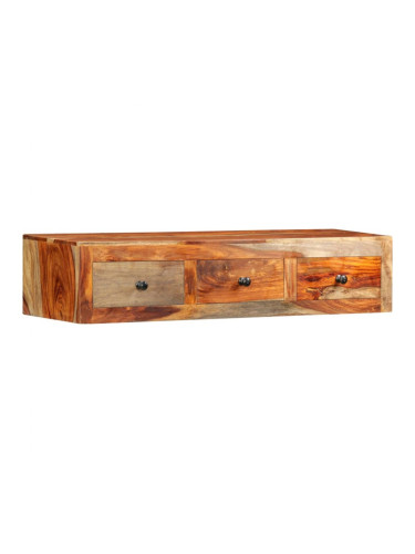 Sonata H Конзолна маса със стенен монтаж, 100x25x20 см, шишам масив
