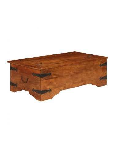Sonata H Маса за кафе масивно акациево дърво с меден финиш 110x55x35 см