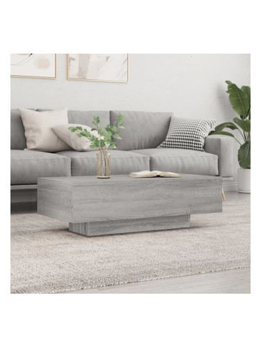 Sonata H Кафе маса, сив сонома, 100x49,5x31 см, инженерно дърво