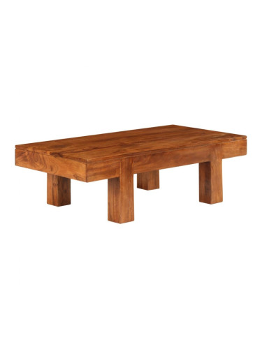 Sonata H Маса за кафе масивно акациево дърво с меден финиш 100x50x30 см