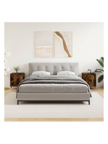 Sonata H Нощни шкафчета 2 бр опушен дъб 40x30x50 см инженерно дърво