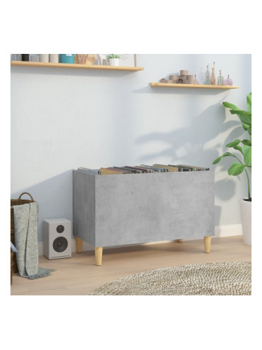 Sonata H Шкаф за грамофонни плочи сив 74,5x38x48 см инженерно дърво