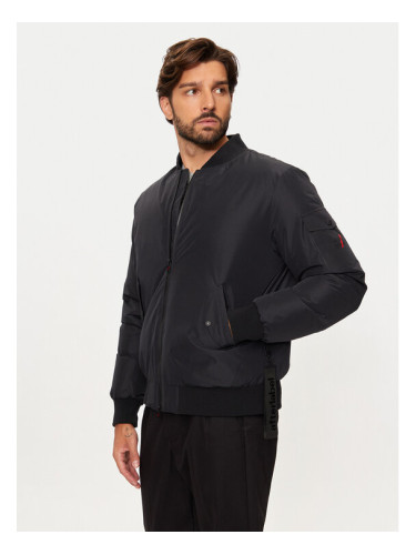 After Label Яке бомбър Francoforte A00005 Черен Regular Fit