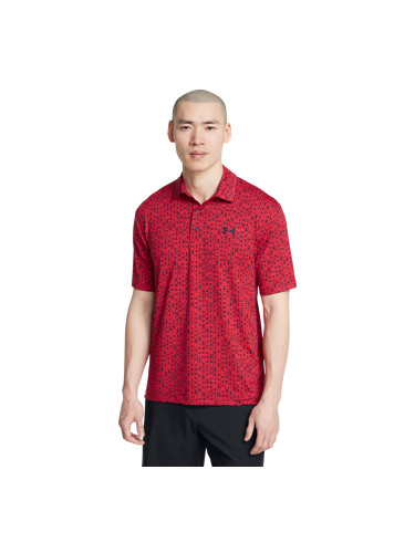 UA Playoff 3.0 Printed Polo-RED