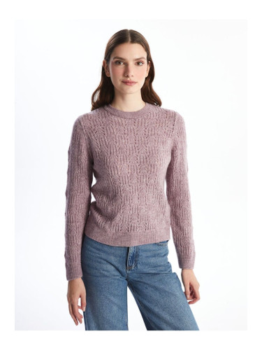 LC Waikiki Crew Neck Openwork Women's Knitwear Sweater